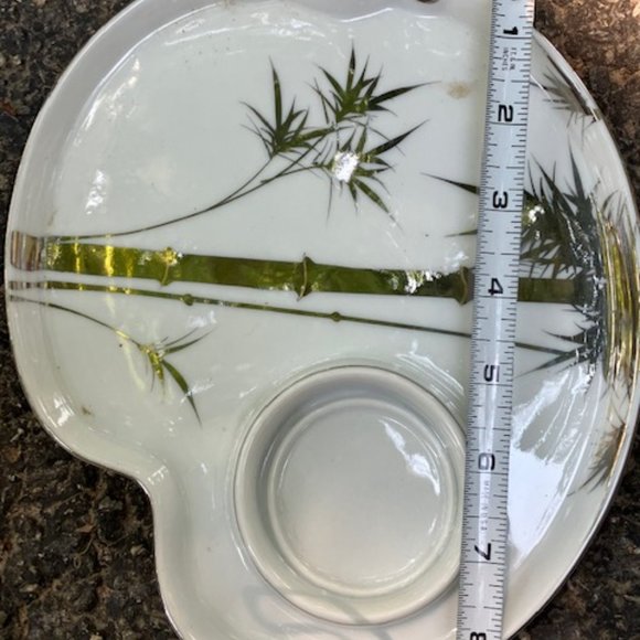 7 Vintage Nunome Hand Painted Fine China Snack Plate - Picture 3 of 4